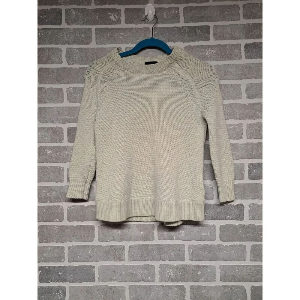 J.Crew Italian Cashmere Knit Mock Neck‎ Long Sleeve Soft Sweater Size XXS